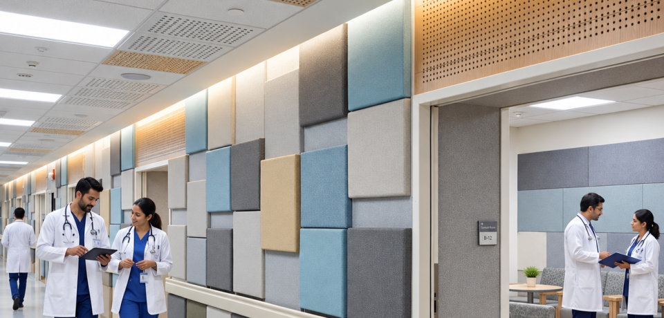 Acoustic design for healthcare facilities