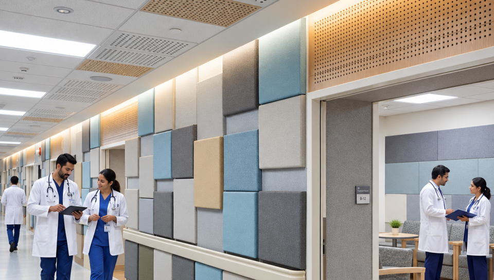 Acoustic design for healthcare facilities